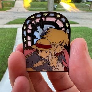 Loungefly Studio Ghibli Stained Glass Blind Box Enamel Pin: Howl’s Moving Castle